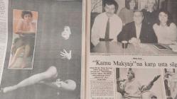 GÜNEŞ GAZETESİ EKRAN DERGİSİ MART 1991 NURSELİÖİDİZ ERHAN AKIR  