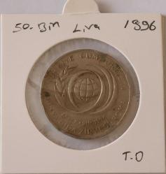 1996 Dünya Gıda Zirvesi - Roma  50 Bin Lira Hatıra Parası 6048