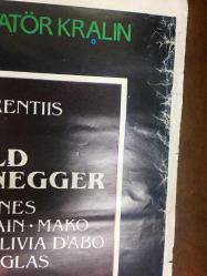 BARBAR CONAN 2, (Conan The Destroyer) 1984, SİNEMA FİLM AFİŞİ / POSTERİ - BÜYÜK BOY - ORİJİNAL - 100 X 68 cm EBADINDA - Original Turkish Big Size Movie Poster - Richard Fleischer, Roy Thomas, Stanley Mann, Arnold Schwarzenegger, Sarah Douglas, Grace Jones, Wilt Chamberlain, Tracey Walter, Mako, Olivia d'Abo, Jeff Corey, Pat Roach, Sven-Ole Thorsen, Bruce Fleischer, Ferdinand Mayne,