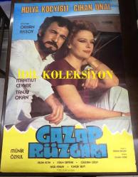 Gazap Rüzgarı, 1982, SİNEMA FİLM AFİŞİ / POSTERİ - BÜYÜK BOY - ORİJİNAL - 100 X 68 cm EBADINDA - Original Turkish Big Size Movie Poster - Orhan Aksoy, Münir Özkul, Hülya Koçyiğit, Füsun Demirel, Cihan Ünal, Mahmut Cevher, Gülistan Güzey, Abdurrahman Palay, Tanju Okan, GÜLŞAH FİLM