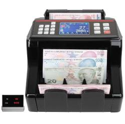 Sigma SC7520B Karışık Para Sayma Makinesi - Tl - Euro - Usd - Türkçe Sesli Uyarı + Müşteri Ekranı