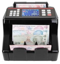 Sigma SC7520B Karışık Para Sayma Makinesi - Tl - Euro - Usd - Türkçe Sesli Uyarı + Müşteri Ekranı