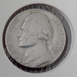 1981-P ABD 5 FIVE CENT ORİJİNAL MADENİ PARASI ÇİLALTI 3Ş2EE1 NADİR