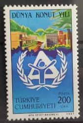 +++  1987  DÜNYA KONUT YILI     - DAMGASIZ