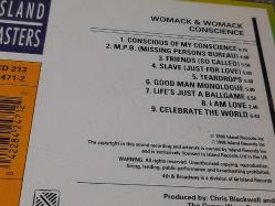 WOMACK WOMACK CONSCIENCE MUSIC CD