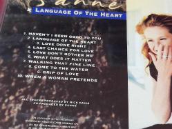 SANNE LANGUAGE OF THE HEART MUSIC CD