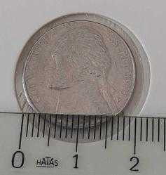 1995-P ABD 5 FIVE CENT ORİJİNAL MADENİ PARASI ÇOK ÇOK TEMİZ 2S1BB1 NADİR