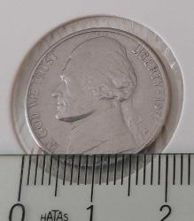 1971-D ABD 5 FIVE CENT ORİJİNAL MADENİ PARASI ÇİLALTI  1M2QQ1 NADİR