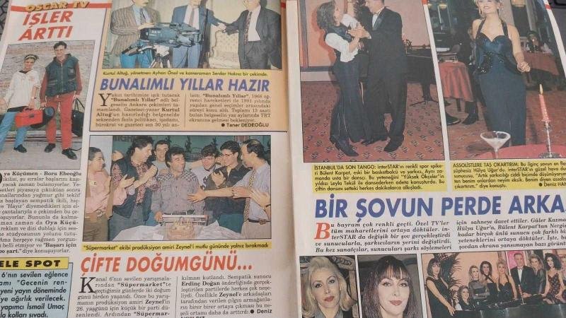 MİLLİYET OSCAR TV MAGAZİN DERGİSİ 5 HAZİRAN 11 HAZİRAN YIL 1 SAYI  