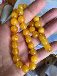 Orjinal kalingrad seccar damla kehribar tespih