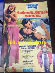 SEVMEK VE ÖLMEK ZAMANI, 1971, FİLM AFİŞİ / POSTERİ - BÜYÜK BOY - ORİJİNAL - 92 X 61 cm EBADINDA - Original Turkish Big Size Movie Poster - Halit Refiğ, Bülent Oran, Türkan Şoray, Murat Soydan, Zuhal Aktan, Aynur Aydan, Yalçın Gülhan, Bora Ayanoğlu, Muzaffer Tema, Semiramis Pekkan, Muzaffer Arslan, Necati İlktaç