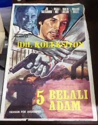 5 BELALI ADAM, 1975, (Il tempo degli assassini - SEASON FOR ASSASSINS) FİLM AFİŞİ / POSTERİ - BÜYÜK BOY - ORİJİNAL - 100 X 67 cm EBADINDA - Original Turkish Big Size Movie Poster - Marcello Andrei, Piero Regnoli, Alvaro Barizio, Marcello Andrei, Joe Dallesandro, Martin Balsam, Magali Noël, Rossano Brazzi, Cinzia Mambretti, Gianluca Farnese, Settimio Segnatelli, Giampiero Vinciguerra, Maria Rosaria Riuzzi, Sergio Tappa, Giovanna Mainardi, Piero Gerlini, Rosario Borelli, Nando Marineo, Vittorio Mangano, Guido Leontini