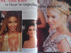Alem Saat ve Aksesuar Dergisi - 21 Mart 2007 - Elmas: Doğanın Mucizesi - Zamanın Ötesinde ve Ölümsüz - Kraliyetin Mücevher Tutkusu - 64. Altın Küre ve Oscar'ın Vazgeçilmez Yıldızı Pırlantalar - Beyonce - Penelope Cruz - Siena Miller - Nicole Kidman - Emily Blunt - Rinko - Cafe Blachett - Jennifer Lopez - Celine Dion - Helen Miller - Elmasın Işıltısıyla Oscar'ı Gölgede Bırakan Kadınlar - Yıldızların Bir Diğer Tercihi - Virgin Scarlet - Kültür ve Doğa Fubula ve Efe'de Buluştu - Saç Tokaları ve Broşlar - Saat Pırlantayla Buluştu - Officine Panerai - Angelo Bonatti - Pırlanta Deyince Zen - Maria Sharapova - Uma Thurman - Dita Von Teese - Nicole Kidman - Jimmy Lin - Danica Patrick - Tom Cruise - Harrison Ford - Caterina Murino - Begüm Şen - Aslı Ekmekçi - Bilgün Dereli - Canan Yolaç - Aslı Duruman - Ayşegül Toplusoy - Feryal Gülman fotoğraf ve haberi - Tam Takım Dergi