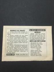 15 KASIM 2004-TAKVİM YAPRAĞI-DOĞUM GÜNÜ HEDİYESİ,RAMAZAN BAYRAMI 2. GÜN,POZANTI İSTİKLAL MAHKEMESİ KURULDU,2 AYDA 32 SANIĞI CEZALANDIRILDI,7 Sİ İDAM EDİLDİ,1920,NAMAZ İLE ZEKAT