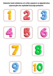 Saymayı Öğreten Elma Ağacı Aktivitesi (Cırt Cırtlı)