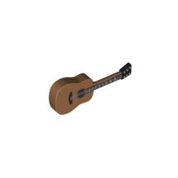 Lego® 25975pb01 Minifigür Gereç, Müzik Aleti, Siyah Saplı, Silver Teller ve Ayar Düğmeleri Desenli Akustik Gitar (Medium Nuga)