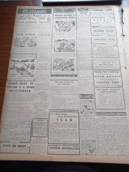 Cumhuriyet Gazetesi - 6 Mart 1957 - Parti Liderleri İzmir'de Alaka İle Bekleniyor - Afrika'da Yeni Bir Devlet Doğdu Gana- İsrail'de Siyasi Durum Birden Karışmağa Başladı - Selanik Davasında Fiyasko - Oktay Engin - Güzel Sanatlar Akademisinin Kıyafet Balosu - Süveyş Kanalı 10 Gün Sonra Açılıyor - Irak Veliahdı İle Adnan Menderes Arasında Yapılan Mülakat - Amerika'nın Güdümlü Mermi Sırrı İfşa Edildi - Emin Ali Çavlı - İdam Sehpasında Can Veren Devletliler Yazı Dizisi - Feridun Ergin'in Konferansı - Kartal'da Bir Yem Fabrikası Kuruluyor - Burhan Felek - NATO Başkomutanı Orgeneral L. Norstad Yarın Geliyor - Resimli Romanımız Mormon Mezhebi Ve Kurucusunun Dramı - Berduş Filmi Başrolde Zeki Müren - Neriman Köksal - Doğubank -  Turgay Şeren 12 Nisan'da Arjantin'e Gidiyor - Fenerbahçe'nin 50. Yıldönümü İçin Arsenal Tottenham Ve Manchester United Takımı Gelecek - Gustave Sebes Milli Takımımızı Budapeşteye Davet Etti - Federasyon Başkanı Hasan Polat