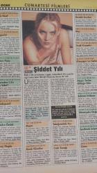 MİLLİYET OSCAR TV MAGAZİN DERGİSİ-27 OCAK-2 ŞUBAT-1996-YIL:4-SAYI:173-ŞEBNEM DİNÇGÖR-RÖPORTAJ-EDİZ HUN-FATİH ALTAYLI-GÖNÜL GÜL-AYDAN ŞENER-SİBEL TURNAGÖL-GÜNER ÜMİTZEYNEP KASIMLIOĞLU-ADNAN ŞENSES-YALÇIN MENTEŞ-SUAT SUNGUR-YEŞİLÇAM-ELLEN BARKİN-YARALI KALP-ŞİDDET YILI-SHARON SONE-ANDREW MCCARTHY-KOŞAN ADAM-ARNOLD SCHWARZENEGGER-SERPİCO-AL PACİNO-TONY ROBERTS-FİLİZ AKIN-METİN SEREZLİ-MÜJGAN AĞRALI-AYTAÇ ARMAN-ÇOŞKUN ARAL
