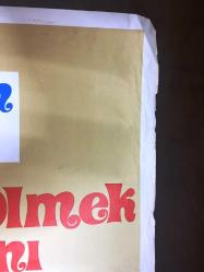 SEVMEK VE ÖLMEK ZAMANI, 1971, FİLM AFİŞİ / POSTERİ - BÜYÜK BOY - ORİJİNAL - 92 X 61 cm EBADINDA - Original Turkish Big Size Movie Poster - Halit Refiğ, Bülent Oran, Türkan Şoray, Murat Soydan, Zuhal Aktan, Aynur Aydan, Yalçın Gülhan, Bora Ayanoğlu, Muzaffer Tema, Semiramis Pekkan, Muzaffer Arslan, Necati İlktaç