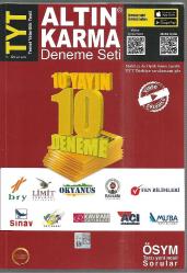 TYT Altın Karma Deneme Seti (10 Yayın 10 deneme )