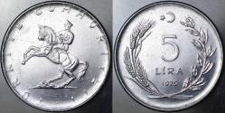 TÜRKİYE CUMHURİYETİ 5 LİRA 1979 ÇİLALTI(-)