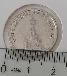 İZMİR BÜYÜKŞEHİR BELEDİYESİ DOĞAL YAŞAM PARKI JETONU ORİJİNAL ÇİLALTI 2J1ZZ2 ÇOK NADİRDİR