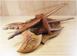 ViNTaGe AVRUPA DeKoRaTiF AĞAÇ OYMA BaLTaLı DUVAR SÜSÜ...