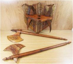 ViNTaGe AVRUPA DeKoRaTiF AĞAÇ OYMA BaLTaLı DUVAR SÜSÜ...