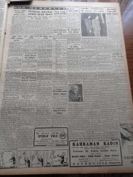 Cumhuriyet Gazetesi - 11 Ekim 1951 - İngiliz Mısır İhtilafı Karşısında Amerika - Güzellik Müsabakamızın İlk Seçmesi Yapıldı - Son Seçmeye Kalan 20 Güzelin İsimleri - Bercuhi Soyak - Günseli Başar - Sevim Çağlayan - Mısır'da Milli Marşımız Üstüste Sekiz Defa Çalındı - Nadir Nadi - Cem Sultan Filmi - Mareşal Tito İle Bir Mülakat - Fransız Sahnesinin Büyük Kaybı Louis Jouvet - İsmet İnönü Park Otelde Kalacak - Araba Vapur Tarifesi - Türkiye'ye Amerikan Yardımı Devam Edecek - Albay Celal Dora Ankara'da Tezahüratla Karşılandı - Çelik Ciğerin Ankara'da İlk Tecrübesi Yapıldı - Petromax Lüks Lambası - Kocaeli'de Sıtma İle Mücadele - Puro Tuvalet Sabunları - İskenderiye Oyunlarına Dair İlk İntibalar - İstanbul Konakları Zeynep Kamil Konağı - Beşiktaş Fenerbahçe Maçı - Superflame Gaz Sobaları - Berec Batarya - Siemens Elektrik Motorları - Helios Pilli Radyoları - Volvo Diesel Kamyonları - Nevrozin - Güzellik Müsabakamızdan İntibalar - Eşref Şefik - İran İngiliz Petrol İhtilafı