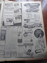 Cumhuriyet Gazetesi - 11 Ekim 1951 - İngiliz Mısır İhtilafı Karşısında Amerika - Güzellik Müsabakamızın İlk Seçmesi Yapıldı - Son Seçmeye Kalan 20 Güzelin İsimleri - Bercuhi Soyak - Günseli Başar - Sevim Çağlayan - Mısır'da Milli Marşımız Üstüste Sekiz Defa Çalındı - Nadir Nadi - Cem Sultan Filmi - Mareşal Tito İle Bir Mülakat - Fransız Sahnesinin Büyük Kaybı Louis Jouvet - İsmet İnönü Park Otelde Kalacak - Araba Vapur Tarifesi - Türkiye'ye Amerikan Yardımı Devam Edecek - Albay Celal Dora Ankara'da Tezahüratla Karşılandı - Çelik Ciğerin Ankara'da İlk Tecrübesi Yapıldı - Petromax Lüks Lambası - Kocaeli'de Sıtma İle Mücadele - Puro Tuvalet Sabunları - İskenderiye Oyunlarına Dair İlk İntibalar - İstanbul Konakları Zeynep Kamil Konağı - Beşiktaş Fenerbahçe Maçı - Superflame Gaz Sobaları - Berec Batarya - Siemens Elektrik Motorları - Helios Pilli Radyoları - Volvo Diesel Kamyonları - Nevrozin - Güzellik Müsabakamızdan İntibalar - Eşref Şefik - İran İngiliz Petrol İhtilafı