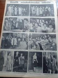 Cumhuriyet Gazetesi - 11 Ekim 1951 - İngiliz Mısır İhtilafı Karşısında Amerika - Güzellik Müsabakamızın İlk Seçmesi Yapıldı - Son Seçmeye Kalan 20 Güzelin İsimleri - Bercuhi Soyak - Günseli Başar - Sevim Çağlayan - Mısır'da Milli Marşımız Üstüste Sekiz Defa Çalındı - Nadir Nadi - Cem Sultan Filmi - Mareşal Tito İle Bir Mülakat - Fransız Sahnesinin Büyük Kaybı Louis Jouvet - İsmet İnönü Park Otelde Kalacak - Araba Vapur Tarifesi - Türkiye'ye Amerikan Yardımı Devam Edecek - Albay Celal Dora Ankara'da Tezahüratla Karşılandı - Çelik Ciğerin Ankara'da İlk Tecrübesi Yapıldı - Petromax Lüks Lambası - Kocaeli'de Sıtma İle Mücadele - Puro Tuvalet Sabunları - İskenderiye Oyunlarına Dair İlk İntibalar - İstanbul Konakları Zeynep Kamil Konağı - Beşiktaş Fenerbahçe Maçı - Superflame Gaz Sobaları - Berec Batarya - Siemens Elektrik Motorları - Helios Pilli Radyoları - Volvo Diesel Kamyonları - Nevrozin - Güzellik Müsabakamızdan İntibalar - Eşref Şefik - İran İngiliz Petrol İhtilafı