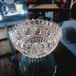 Avrupa Kristal Sütlük ve Şekerlik Takımı Vintage