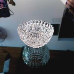 Avrupa Kristal Sütlük ve Şekerlik Takımı Vintage