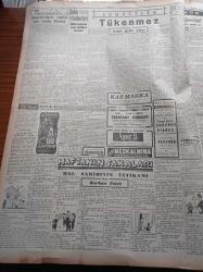 Cumhuriyet Gazetesi - 7 Ekim 1951 - Başbakan Adnan Menderes Dün Batılı Üç Büyük Elçi İle Görüştü - İran Başbakan Doktor Musaddık Bugün Şehrimizden Geçecek - İstanbul'un Kurtuluşu Dün Kutlandı - Kartal Halkevinin Sebep Olduğu Hadise - Şinasinin Heykelini Çalanlar Yakalandı - Kore'de Düşman Hatlarında Dün Yeni Gedikler Açıldı - Akdeniz Olimpiyatlarında Dünkü Müsabakalar - Kulak Doktorları Kongresi - Haftanın Şakaları - Burhan Felek - Yeni Bir Türk Filmi Dudaktan Kalbe - Saç Dökülmesine Karşı Sapiksin - Memleket Hikâyesi Bebek Yazan Yaşar Kemal  Yazı Dizisi - Falih Rıfkı Atay Sohbetler - 30 Yıllık Hasretten Sonra Yurda Gelen Aktör Nişanyan - Yol Vergisinin Kaldırılması - Yeni Ses Opereti - Yüksek Ses Sanatkarı Saime Sinan - Fenerbahçe Suriye Takımı Jones'i 7 0 Yendi - Ankara'da Futbol Mevsimi Açıldı - Abdulah Yüce - Bulmaca - Radyo - Stalin'in Pravdaya Beyanatı - Meşhur Magic Chef Sobaları - Olympia Yazı Makinaları - Gripin - Nora Radyoları - Koç Ticaret - Volvo