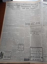 Cumhuriyet Gazetesi - 5 Ekim 1951 - Yakında Ankara'da Askeri Bir Konferans Toplanacak - Kunuri Kahramanı Albay Celal Dora Şehrimizde - Un Ve Ekmeğe Dair Tahdidat Kaldırıldı - İstanbul'un Seyrüsefer Davasını Hallettiğini Söyleyen Mühendis Vasıf Dokuman - Şinasinin Heykeli Çalındı - Akdeniz Olimpiyatları Bugün Açılıyor - Nadir Nadi - Sadi Irmak Munich Üniversitesine Profesör Oldu - Bakan Tevfik İleri Pahalı Kitapları Tervic Ve Müdafaa Ediyor - Avrupa Güzellik Müsabakası - Ömer İnönü Hakkında Karar Temyiz Edildi- Abidin Daver - Tiyatro Yazan Reşat Nuri Güntekin - Sinemalarda 11 Matinesi Kaldırıldı - Moris Şövalye Pazar Günü Gelemiyor - Bulgaristan'da Kızılların Vahşeti - Memleket Hikâyesi Bebek Yazan Yaşar Kemal Yazı Dizisi - Keriman Halis - Cemal Reşit Rey - Spor Kaynaklarımızdan Biri Olan Darüşşafaka - Ordulararası Müsabakalara Katılan Atletler - Suraski Kumaşları - Blaupunkt Radyo - Siemens Alman Telefonları - Roja Briyantin- Osmia Dolma Kalemi