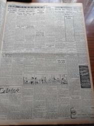 Cumhuriyet Gazetesi - 4 Ekim 1951 - Ceza Kanununu Tadil Eden Tasarı Geri Alınıyor - İngiliz Teknisyenleri Abadan'ı Terkettiler - Atlantik Paktına Davet - Almanya'da Büyük Manevralar Başladı - Çakalof'un Zehirlendiği Tahmin Ediliyor - İstanbul Köylerinin Çoğu Kablettarih Hayat Yaşıyor - General Tahsin Yazıcı Uçak Kazası Atlattı - Von Papen'in Çiçeron'a Dair Demeci - Ordinaryüs Profesör Salih Murad Uzdilek - Komşu Memleketlerden Röportajlar - Savarona Dün Hareket Etti - Mazhar Kunt - Memleket Hikâyesi Bebek Yazan Yaşar Kemal 2 Yazı Dizisi - Güzellik Müsabakası Büyük Jüri Heyeti Üyelerinin İsimleri - Burhan Felek - Rusya'da Atom Bombası İnfilak Ettirildi - Akdeniz Oyunlarında Kazanma Şansımız - Radyoda Spor Yayınları - İstanbulsporluların Kongresi - Eczacıbaşı İlaç Fabrikasının Temeli Dün Atıldı - Nejad Ferid Eczacıbaşı - Süperflame Gaz Sobaları - Titania Batarya Ve Pilleri - Hoover Elektrik Süpürgesi - Mayer Trençkot - Zenith Saatleri - Yalova Kaplıcaları - Nevrozin