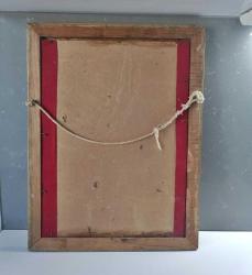 Antika Bronz (Saint George Slaying The Dragon) Aziz George ve Ejderha Temalı Altın Yaldızlı Çerçeveli Duvar Panosu İkona Rusya