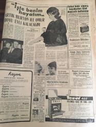 HÜRRİYET GAZETESİ 30 Ocak 1965 Yıl :17 Sayı: 6019---Strip -Tiz ci bir kadın  senatoda  görüşüldü  .İçişleri  bakanı  Öztrak  tenkitlere cevap verdi ---Kemal Satır 'ın kızı evlendi --Bölükbaşı : Bol  gelirli  mevkiler  CHP liler  için  arpalık  haline getirildi --Ruslar Kıbrıs 'a  silah yolladı ---Elli beş bin işçi  Almanya 'ya gitmek için bekliyor ---Ruhi  durumumuz da  vücudumuza tesir  eder  ve  değişiklere sebep olabilir--Dolmabahçe de  Beşiktaş  İstanbul  Sporla Oynuyor --Asker  futbolcuların  milli takımında  oynayabilmeleri  için  teşebbüse  geçilecek---Fenerbahçe  namağlup  şampiyon  olmak arzusunda  :İsmet Uluğ  :Namağlup  şampiyonluk  , Hakkı Yeten  :Şansızlığımızı yeneceğiz , Ulvi  Yenal : Durumumuz değişebilir --Almanya da ki  işçilerimizin  yaşayışları  filme alınıyor--Merhaba Almanya  adlı filmde  baş rolü  İzzet Günay oynayacak ---Paydos ah kalbim  Hülya Koçyiğit --Dün ve bugün kü Türkan Şoray--