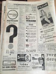HÜRRİYET GAZETESİ 31 OCAK  1965 Yıl :17 Sayı :1965 -Lüsyen Hamid Tarhan-Abdülhak Hamid TarhanMüezzini Minareden aşağı attı-Papa,1571’de alınan Türk SancağınıTeslim ediyor-Ayhan Işık-Türkan Şoray-Fatma Girik-Hülya Koçyiğit-Göksel Arsoy-Ayşecik-Demirel  , bütün   iş hayatının  hesabını verdi--Kıbrıs ta Rumlar  soyguna başladı --Artistlerin  vergi borcu  on milyon  liranın üstünde --Nafaka borçları  yabancı  memleketlerde tahsil olunabilmeli --Modern kadın mesut değil --Yalnız evli  kadın değil ,bekar kadınların da çoğu  dertlidir ---Abdülhamit 'in  Halin den  sonra tespit edilen  servet  :yazan : Mithat  Sertoğlu ---Şampiyonluk için  Fenerbahçe   peşinden  koşan  Beşiktaş  güçte olsa  galip geldi  :1-0---Trabzonlular  Beşiktaş 'a  meydan okuyor :Metin Soysal --Toto Kupası Şampiyonu Ptt , D.Spor 'u  2-0 yendi ---