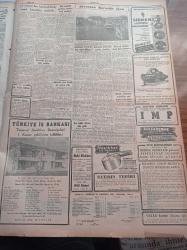 Cumhuriyet Gazetesi - 4 Kasım 1951 - Sovyetler Bize Bir Nota Verdiler - Sovyet Büyükelçisi Lavrişef - Kore'de Mütareke Ümidleri - 4,5 Milyon Lira Harcandıktan Sonra Kapatılan P.T.T. Mektebi - Nadir Nadi - Sofyada Siyasi Temizlik - Güzellik Kraliçesi Günseli Başar'ın Ankara'da Yaptığı Ziyaretler - Falih Rıfkı Atay - Arab Ve Türk - Burhan Felek - Atatürk'ün Sigara Kutusu Müzeye Verildi - Zaro Ağa'nın Hemşiresi 110 Yaşında - Savarona Bombay'da - 2000 Yılın Sevgilisi Yazan Refik Halid Karay Yazı Dizisi - Dün Bütün Futbol Sahaları Boştu - Dekatlon Müsabakaları - Galatasaray Atletlerinin Atinada Aldığı Dereceler - Çapamarka - Hawkins Düdüklü Tencereleri - Siemens Elektrik Malzemesi - Sulfaderme Yara Merhemi - Orator Saatleri - Hoover Çamaşır Makinesi - Nacar Saatleri - Easy Çamaşır Yıkama Ve Kurutma Makinesi