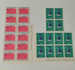 PUL0005-1960 UMUNİ NÜFUS SAYIMI 12 ADET 30+5 KRŞ + 12 ADET 50+5 KRŞ PULLAR