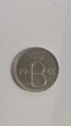 BELÇİKA 1966  25 CENTIMES