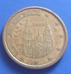 İspanya 2000 ,5 Euro cent