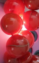 OSMANLI DÖNEMİ OBJEDEN YAPILMA AÇIK KAHVERENGİ DOĞAL ÇİZGİLİ YEDEK DANELİ PÜSKÜLSÜZ MUHTEŞEM SIKMA KEHRİBAR TESPİH AA1B1A1 ÇOK NADİR