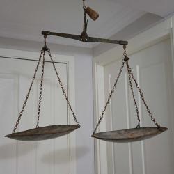 Antika - Eskilerden Kalma Bol Damgalı Kefeli Terazi - kitantik - kitaLog