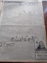 Cumhuriyet Gazetesi - 21 Kasım 1951 - Resmi İlanlar İşini Demokrat Parti Meclis Grubu Da Tasvib Etti - Kahire Parçalanan Yolcu Uçağımız - Kan Bankalarından Sonra Göz Ve Kemik Bankaları Faaliyette- Seyrüsefer Davasını Halledecek Proje - Büyük Röportajımız Afrika'dan Geliyorum - Haldun Sel - Nadir Nadi - Halep'te Nümayişçiler Yaşasın Stalin Diye Bağırdılar - Bir Amerikan Filosu Limanımıza Geldi - Türkiye Almanya Rövanş Maçı Bugün Oynanacak - Esad Tekeli - Köy Enstitülerinde Din Dersi Okutulacak - Kabataş Lisesi - Chopin - Burhan Felek - 2000 Yılın Sevgilisi - Folklor Ve Etnografya Enstitüsü Kuruluyor - Beynelmilel Hakem Sulhi Garan - Hamiyet Yüceses - Perihan Altındağ Sözeri - Radyo Bugünkü Program- - Arlon İsviçre Saatleri - Tarlan Diş Macunu - Turkuaz Aile Saz Salonu - Çapamarka - Bauer Sinema Makineleri - Sabite Tur Gülerman - Salahaddin Pınar - Gripin