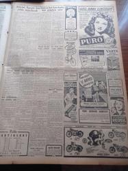 Cumhuriyet Gazetesi - 26 Kasım 1951 - Türkiye'ye Marshall Yardımı Arttırılacak - Son Sovyet Notası Manasız Görülüyor - Başbakan Adnan Menderes - Russell Door - Sultanahmet İle Divanyolu Arasında Yapılacak Adalet Sarayı Beş Yılda Bitirilecek - Afrika'dan Geliyorum 5 Yazı Dizisi -  Beşiktaş İle Malmö Berabere Kaldı - Atatürk Üniversitesinde de Atatürk'ün Bir Heykelini Dikecek - Edirne'nin 29. Yıldönümü - Ordu Takımı Luxenbourg'u 5 0 Yendi - Nobel Fizik Mükâfatı - Haldun Sel - İhsan Nüzhet Atelyesinin Defilesi - 1000 Yataklı Verem Hastanesi - Sümer Sineması - Cevad Fehmi Başkut - 2000 Yılın Sevgilisi Yazan Refik Halid Karay Yazı Dizisi - Suriye'de Hükümet Kurulamıyor -  Mareşal Rommel İçin Anıt Yapılıyor - Gripin - Puro Tuvalet Sabunları - Vikodin - Varta Akümülatörü - Jawa Motosikletleri - Magic Chef Sobası Gelmiştir - Burla Biraderler - Singer Saatleri - Müzeyyen Senardan Sevgilerle Siemens Alman Radyoları - Erres Radyosu