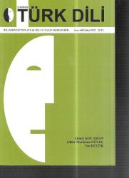 Çağdaş Türk Dili Dergisi sayı: 408