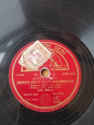 ZEKİ MÜREN * BENDE HİCRAN YARASINDAN & ZEHRETME HAYATI * SAHİBİNİN SESİ TAŞ PLAK (Depodan Çıkma Çil Durumda)