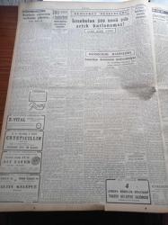 Cumhuriyet Gazetesi - 27 Kasım 1951 - Mecliste Dünkü Çetin Tartışmalar - CHP Kurultayı Dün Çalışmalarına Başladı - Arab Asya Bloku Yeni Bir Sulh Teklifinde Bulundu - Nadir Nadi - Afrika'dan Geliyorum 6 Yazı Dizisi - Nuri Said Paşa Ankara'ya Resmi Bir Ziyaret Yapacak - Fransız Artistleriyle Bir Görüşme - Suriye'de Lehimizde Neşriyat - Atatürk'ün Üniversitede Dikilecek Heykeli - Samih Nafiz Tansu - Denizcilik Bahisleri - 2000 Yılın Sevgilisi Refik Halid Karay Yazı Dizisi - Burhan Felek - Cevad Fehmi Başkut - Gripin - Fenerbahçe ve Galatasaray Basketbolcuları Ankara'ya Gidiyor - Ordu Takımımızın Galibiyeti - Hacı Altıner Paris'e Gidiyor - General Electric Ampul - Numeria - Blaupunkt Radyo - Alman Tippa Yazı Makineleri